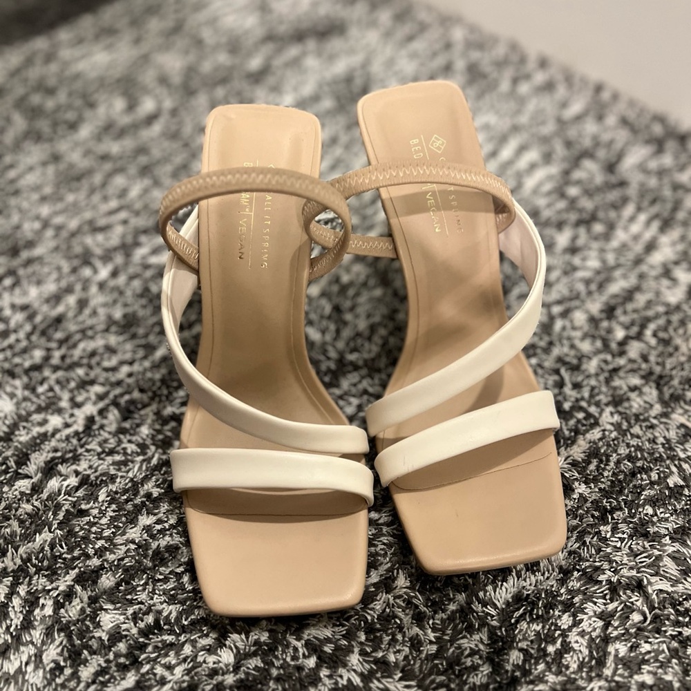 Call it Spring Nightout Elegant White Strappy Sandals